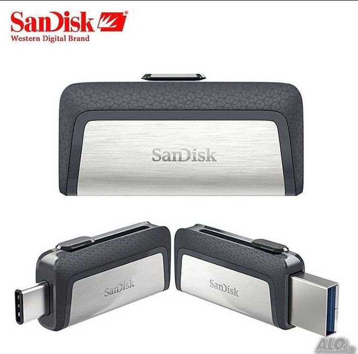 SanDisk флаш памет 32gb Dual OTG Type C и USB 3.1 150Mb/s