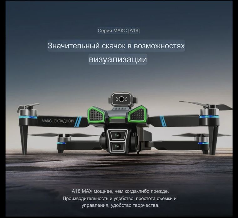 Дрон — модель A18 MAX.