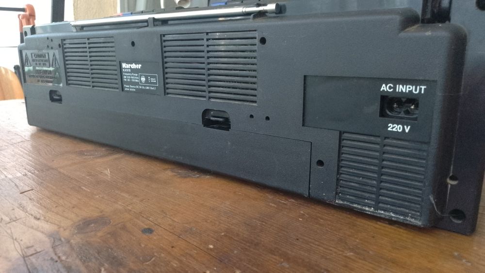 Karcher Radio casetofon dublu - Colecție Vintage