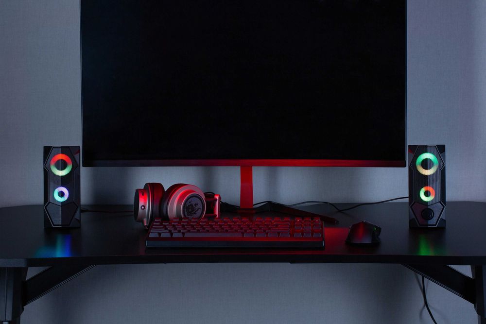 Тонколони Gaming A+ Kogaion, 2.0, Подсветка RGB