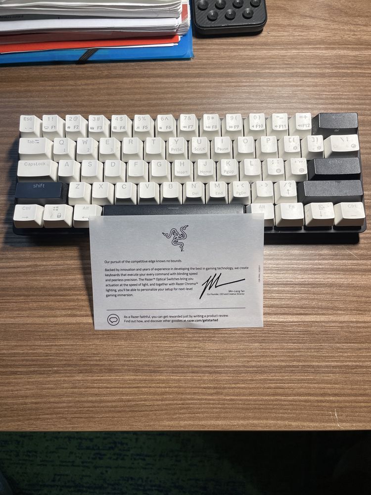 Vand tastatura Razer Huntsman Mini