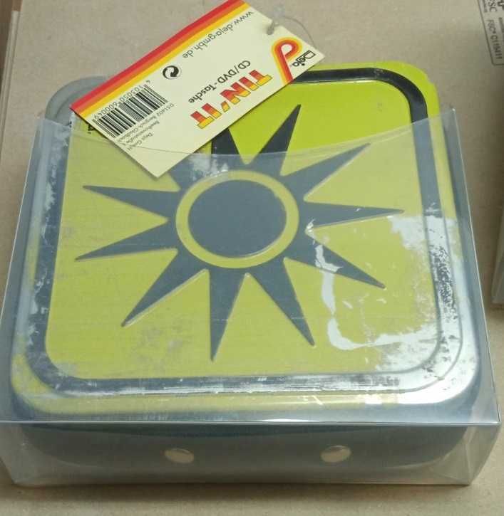 Маняшки метални кутии Deja за 24 CD/DVD Tin it! - 3 броя комплект