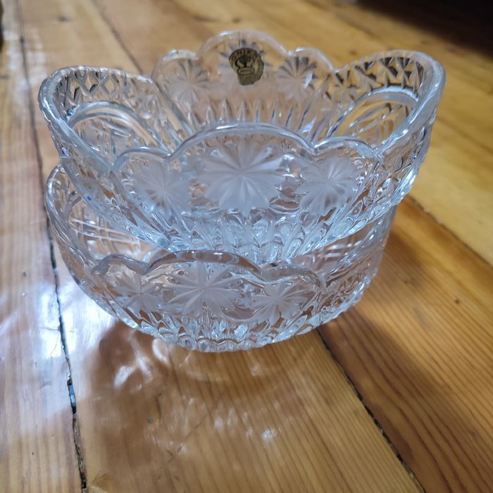 Вазы салатницы хрустальные