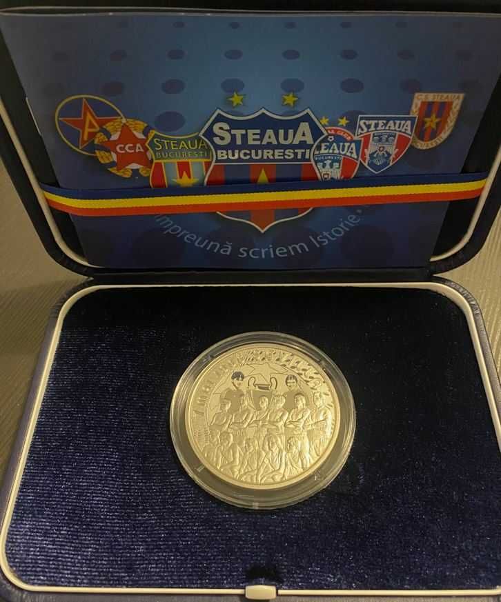Medalie argint Steaua 35 de ani de la Sevilla