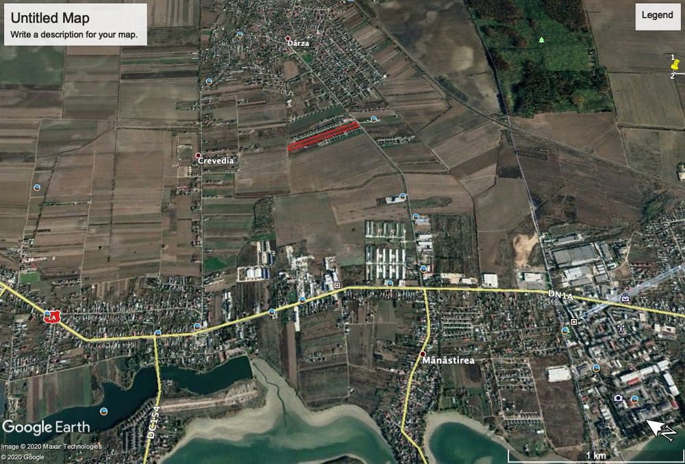 Teren Buftea - Crevedia - Darza