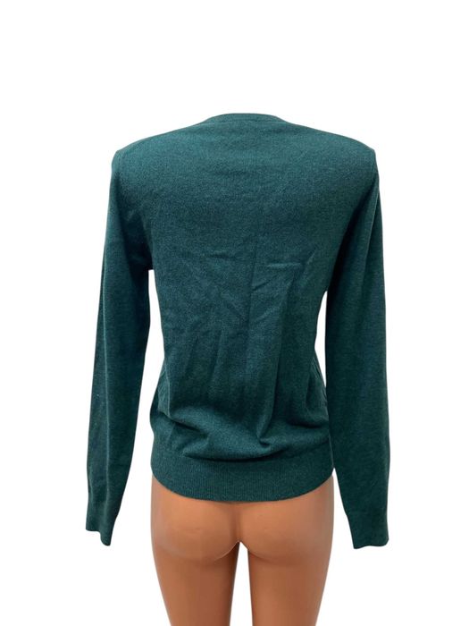 UNIQLO размер XS / S дамски кашмирен пуловер 100% КАШМИР зелен