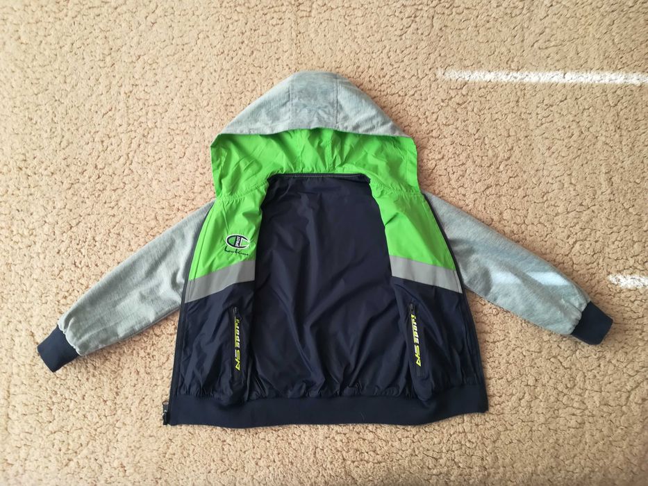 Двулицево детско, пролетно-есенно яке за момче