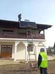 Lift electric pentru panouri fotovoltaice si materiale de constructii.