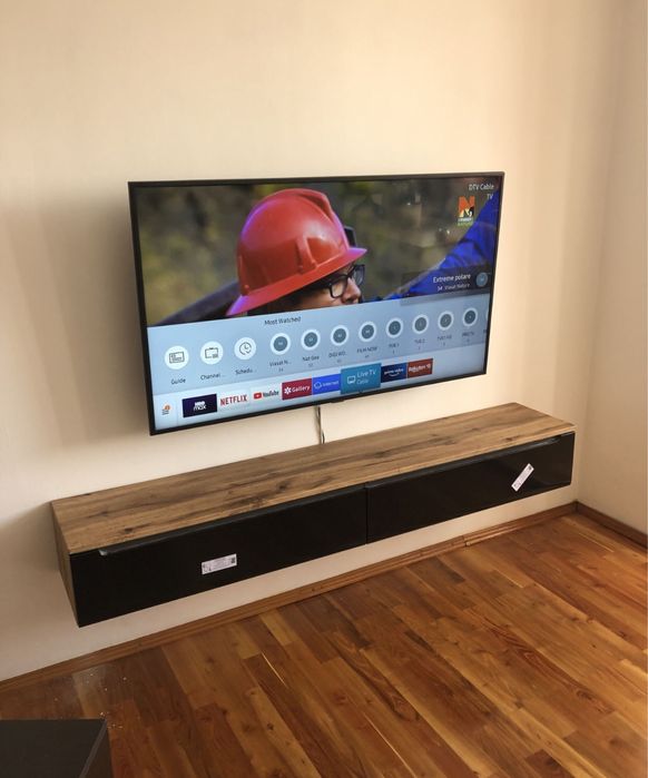 Montaj supert tv. Montez suport tv perete