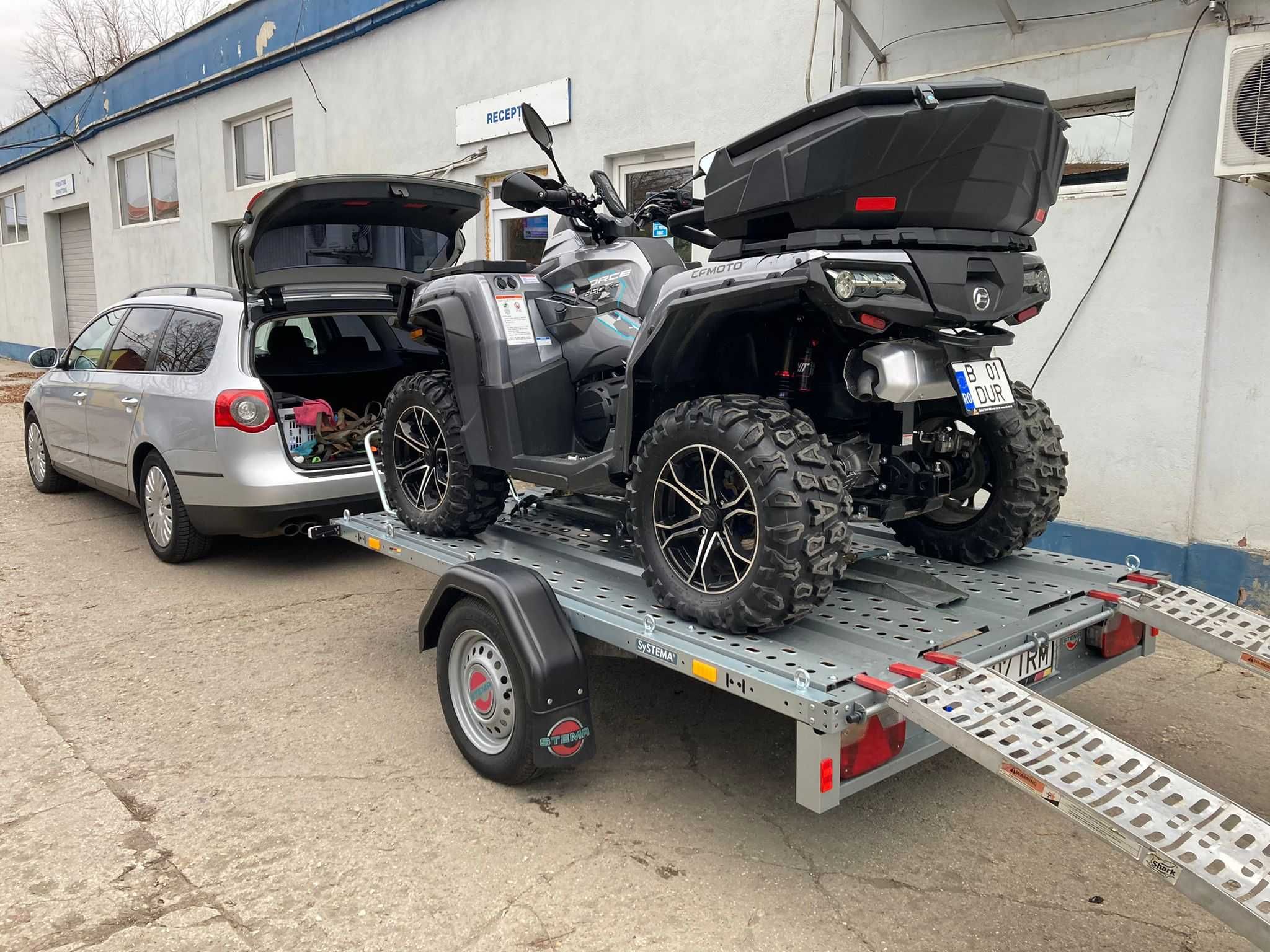 Transport Motociclete Atv Quad Can-Am 3 roti Skijet etc  Tractare Moto