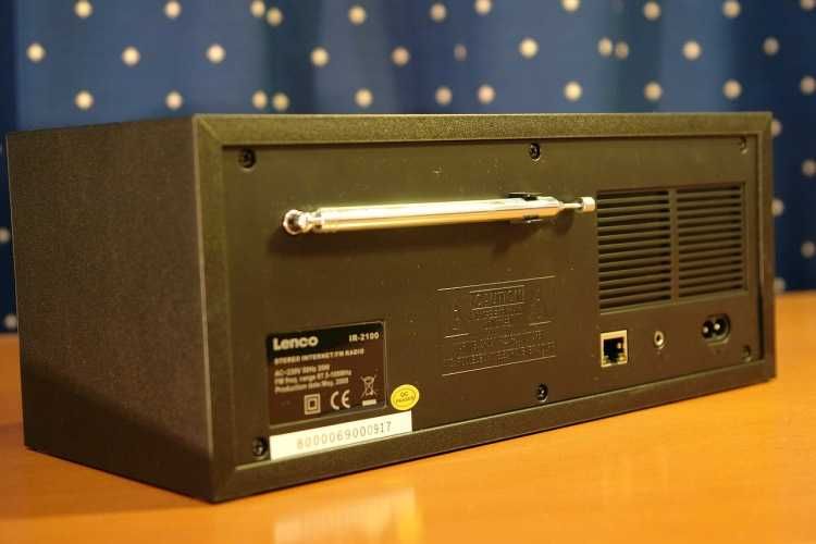 Radio FM + Internet, LENCO IR 2100, LAN  si wireless