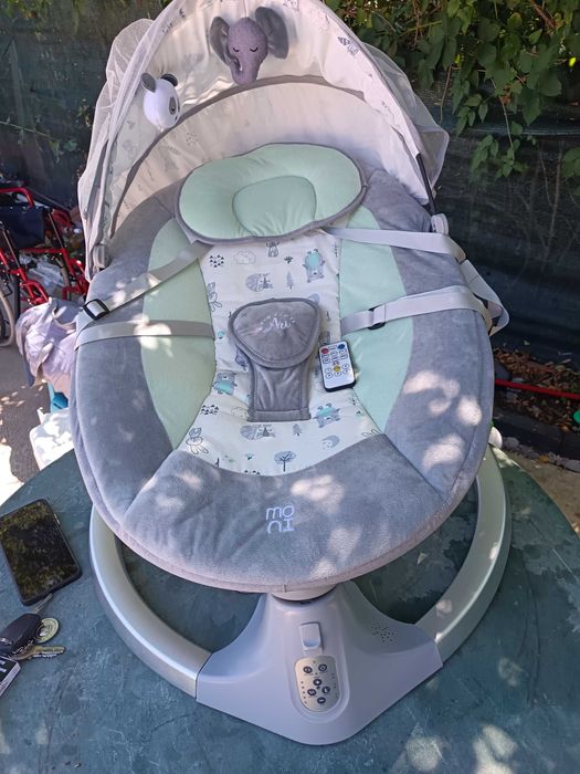 Електрическа люлка Ari сив