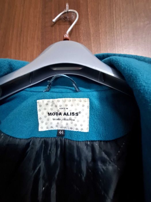 PALTON de iarna, verde