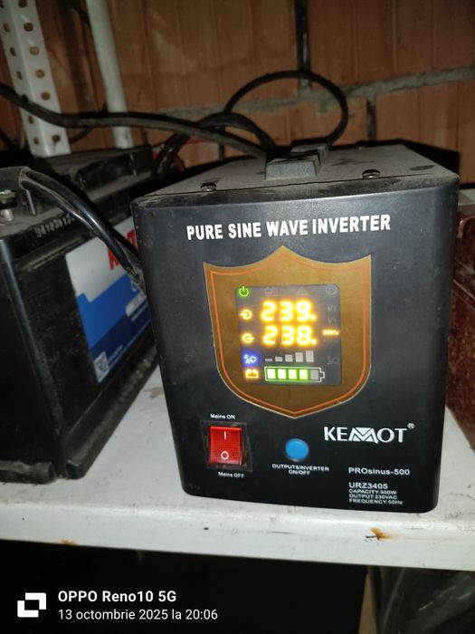 Vând sursa neantreructibila+ acumulator 110 A