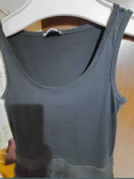 Rochie cu volane voal imprimeu inimioare