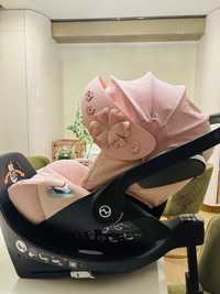 Vand Scoica auto Cybex Cloud Z2 i-Size Simply Flowers Pink Light pink