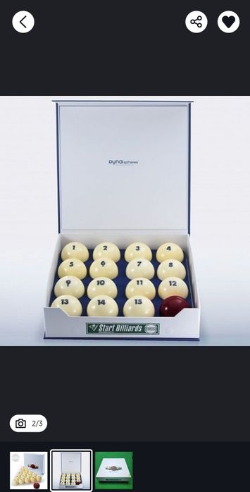 Billard shar  Start Billiards