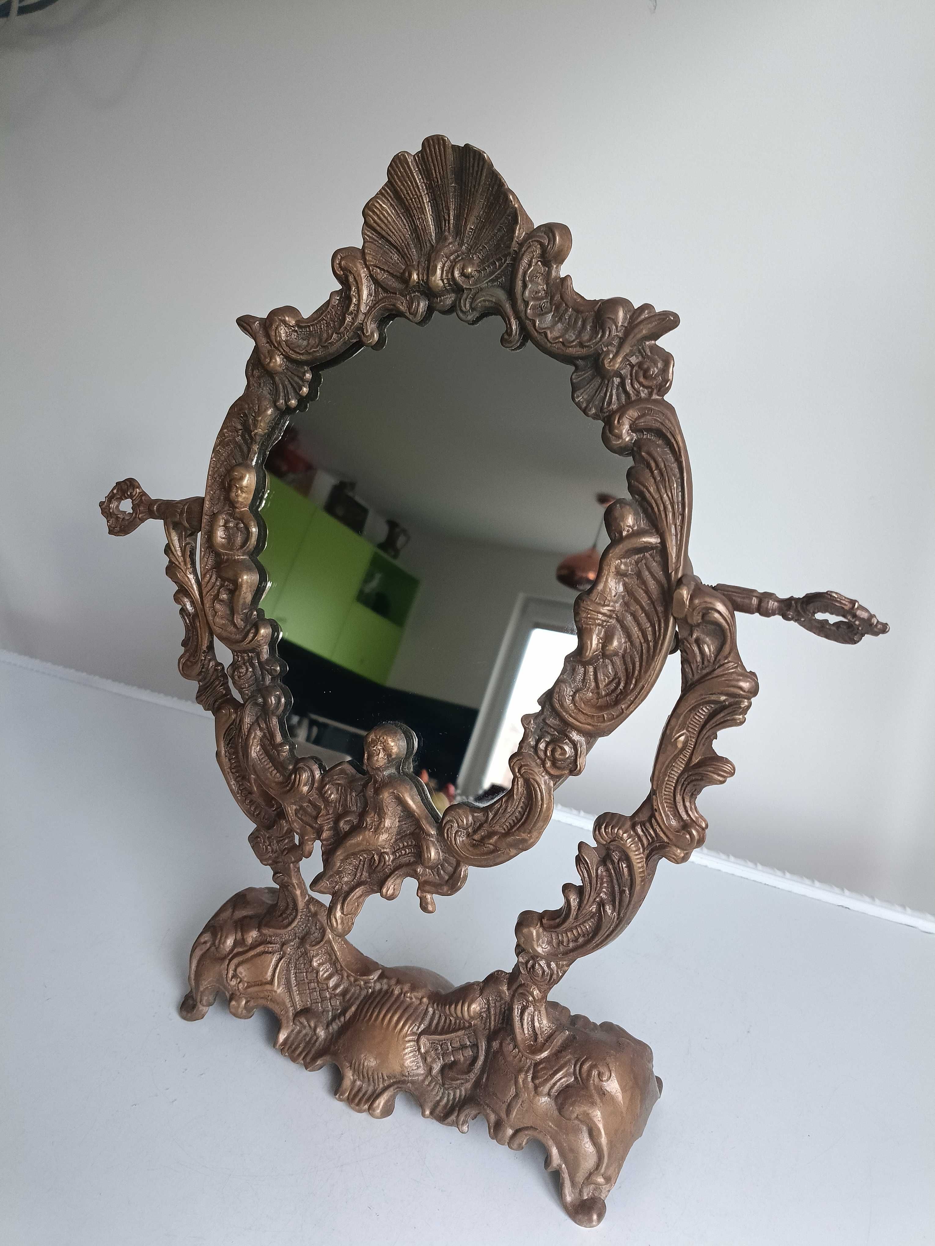 Бронзово , настолно огледало в стил Art Nouveau