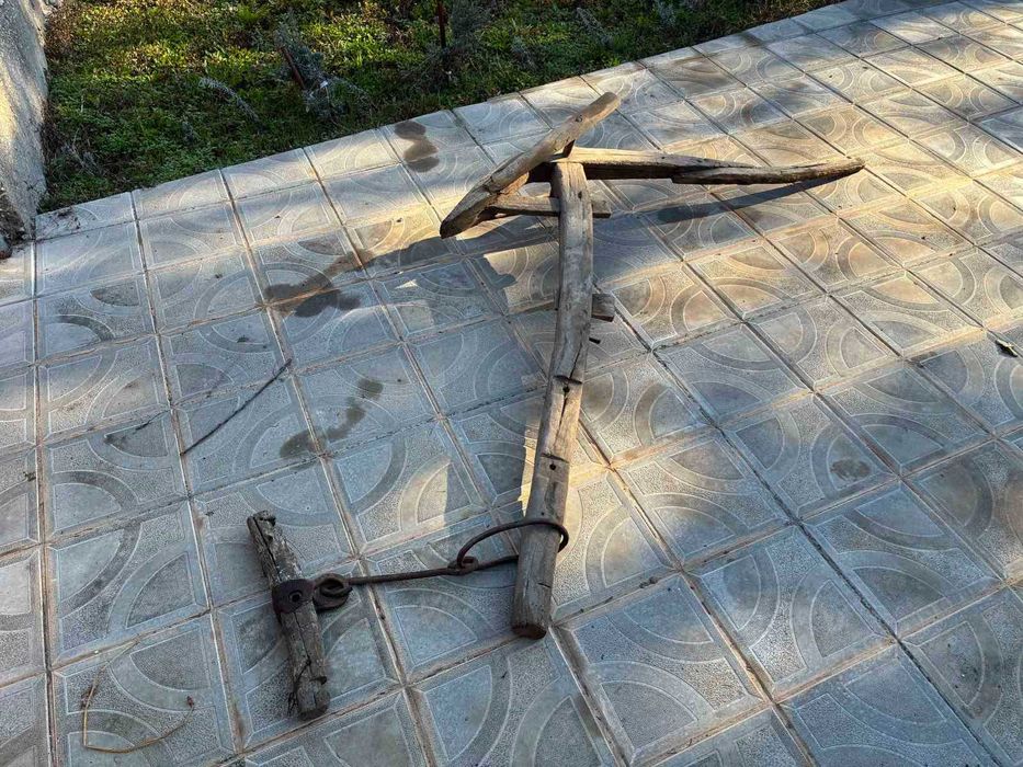 Старинно дървено рало