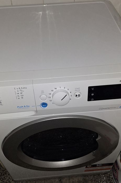 Пералня със сушилня Indesit BDE 861483 XWS EU N