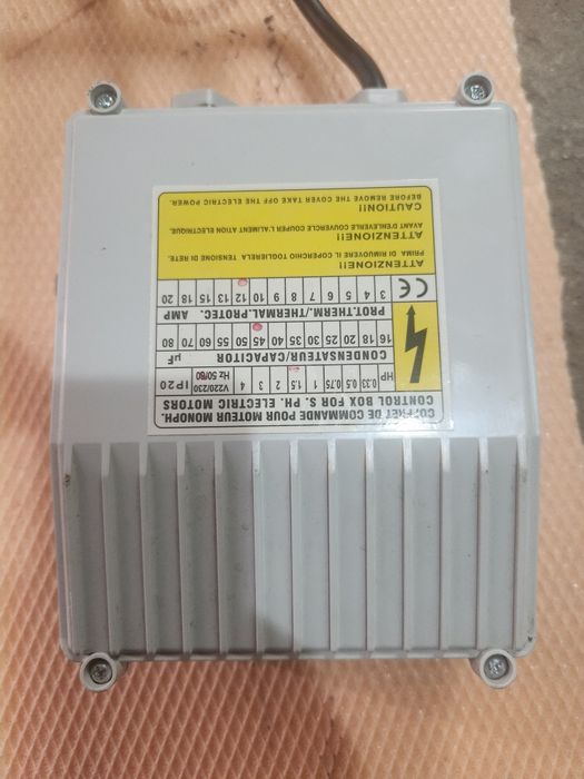 Panou comanda pompa apa