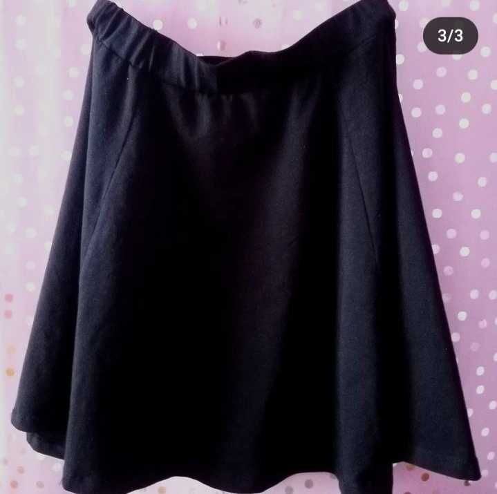 Черна дамска пола