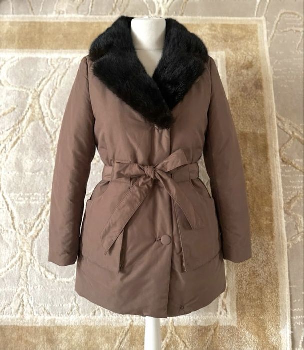 Норка жағамен қыстық куртка сатылады! Новый