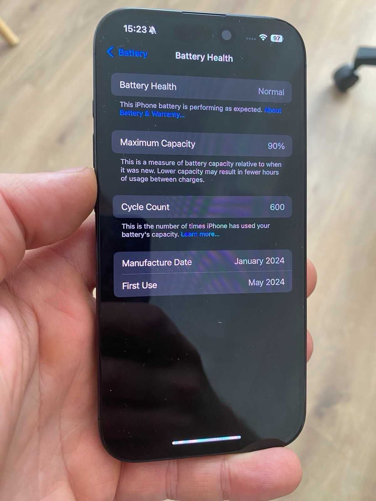iPhone 15 pro 256GB
