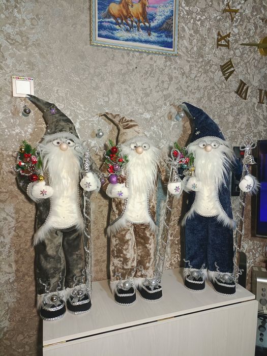 Дед морозы ручная работа