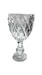 Set 6 pahare Tiffany, Gold Glass, cu picior 100ml