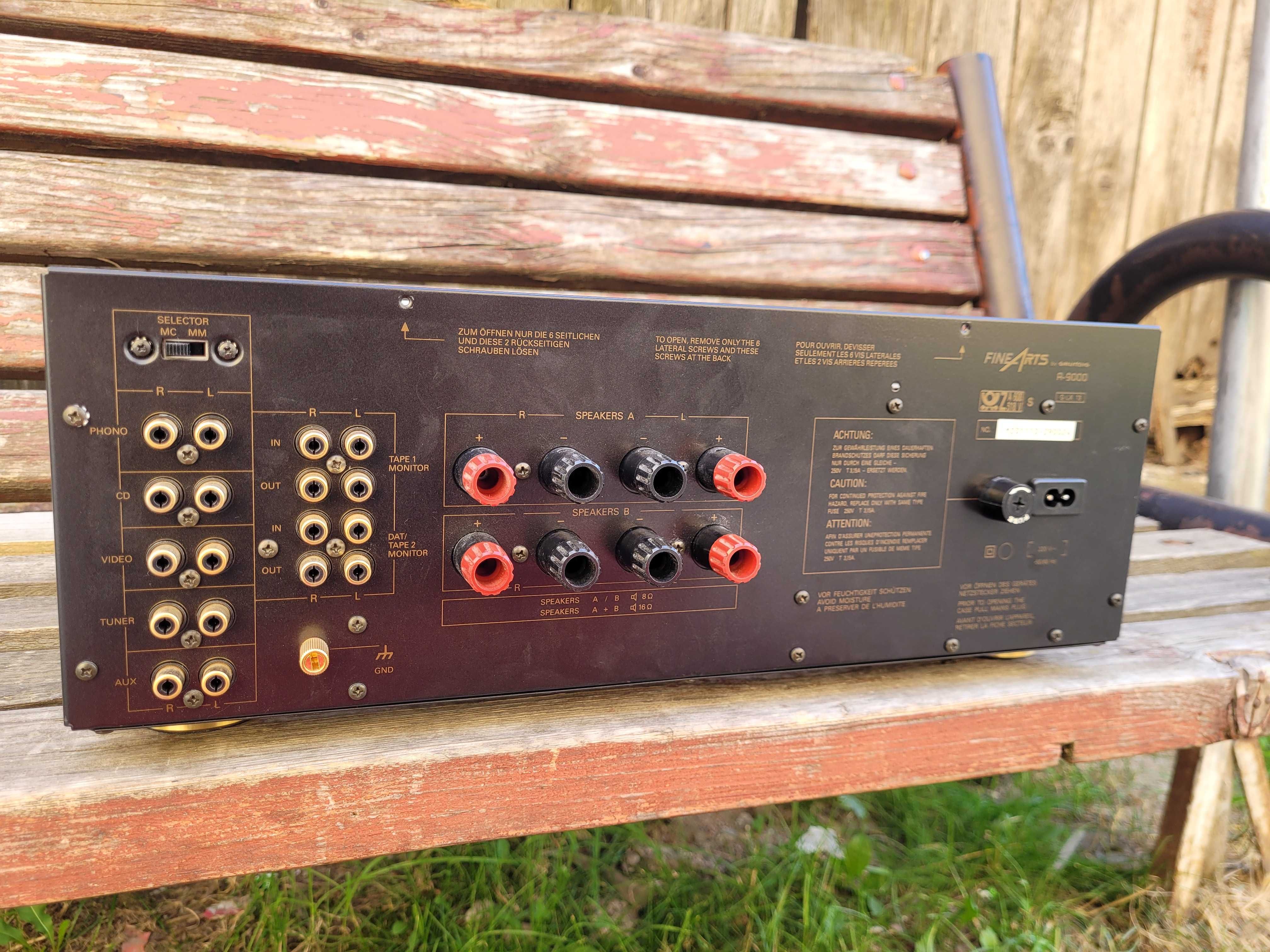amplificator Grundig A-9000 cap de serie , DEFECT un canal