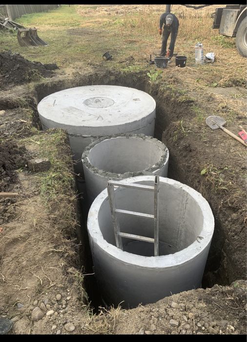 Montăm fose septice durabile, drenaj, canalizare, apă, gaz!