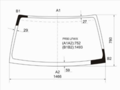 Стекло лобовое NISSAN TERRANO/PATHFINDER 95-04/INFINITI QX4 97-04 Niss