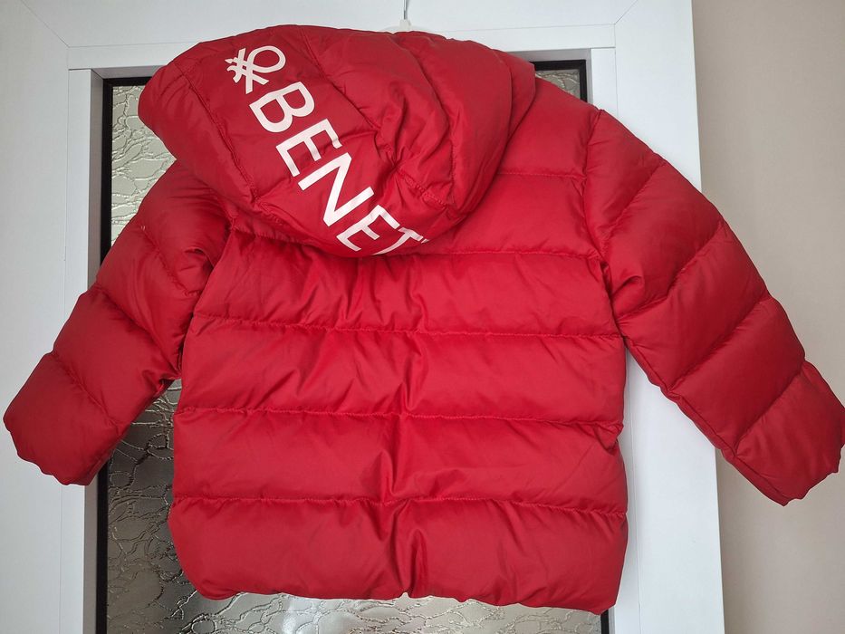 Детско зимно пухено яке Benetton  - 3-4 години като ново