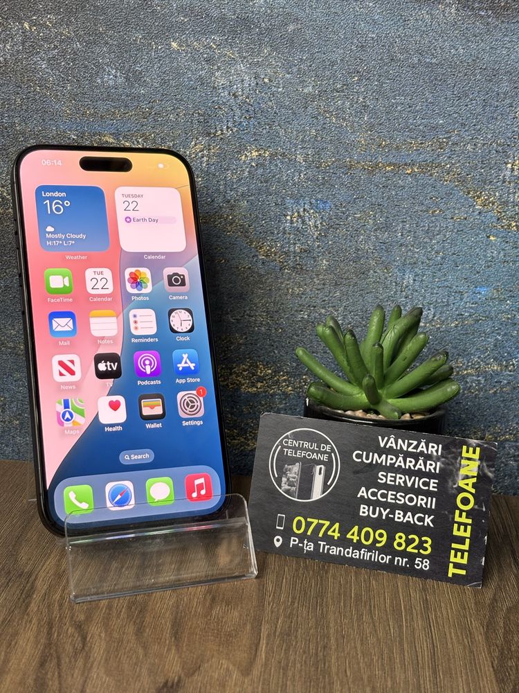Iphone 15 Pro/256Gb/Garantie Centrul de Telefoane/Rate