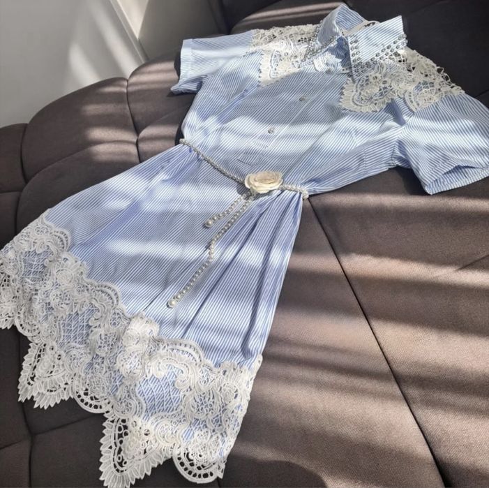 Дамска рокля с камъни