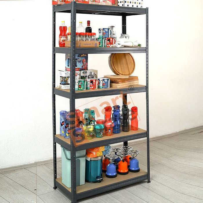 Стелаж 180x75x40см, 5х175кг - антрацит