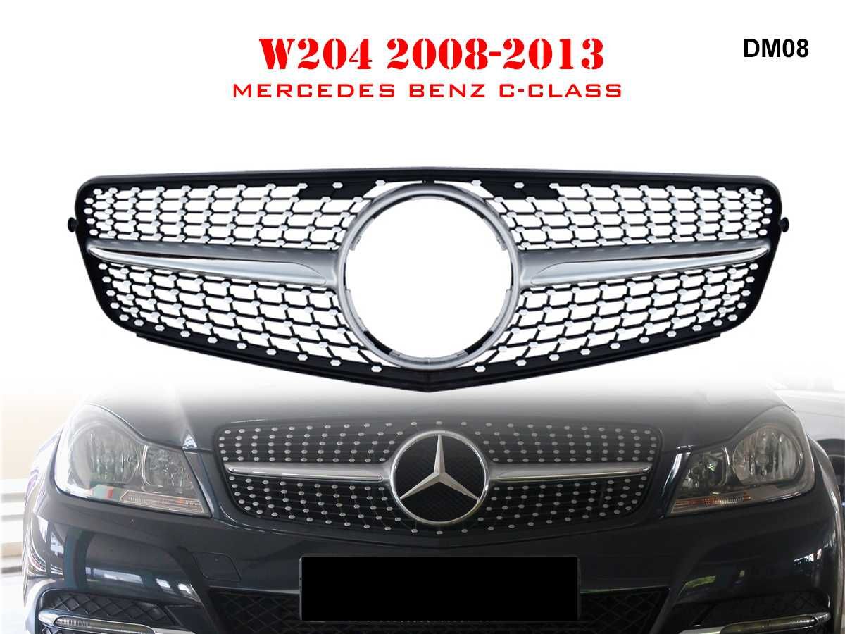 Grilă frontală Diamond pentru Mercedes C W204 08-13 AMG