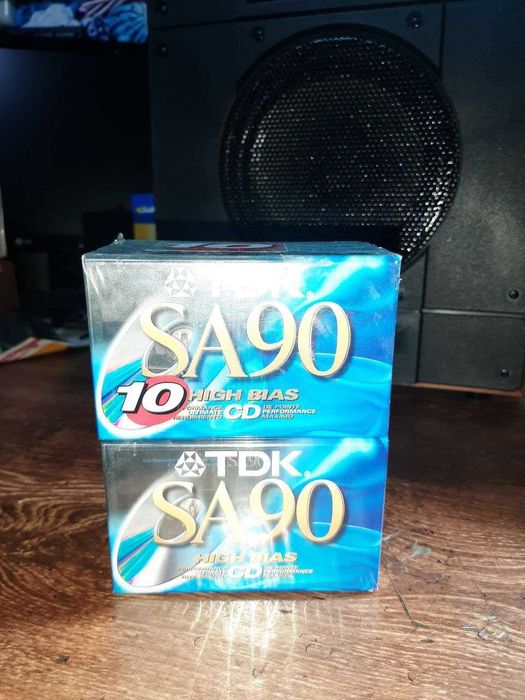 Блок аудиокассет TDK SA90 1998 год
