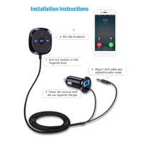 Bluetooth FM трансмитер с USB зарядно за кола, MP3 плеър – BC20