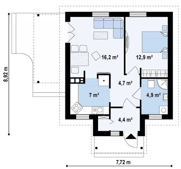 NEST ONE! Срочно Продаю 2 комн квартира Коробка! Ташкент сити! ID09