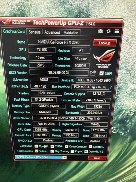 Sistem Desktop Gaming Ryzen 5 16g 500g nvme RTX2060 6g