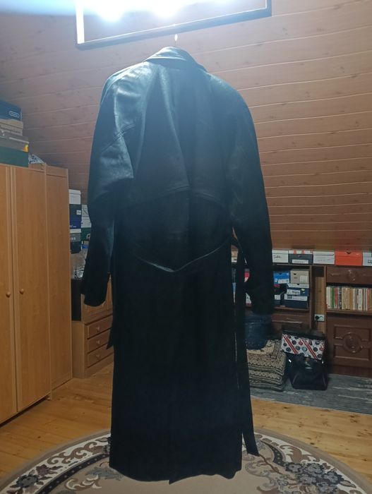 Pardesiu barbatesc superb piele Matrix