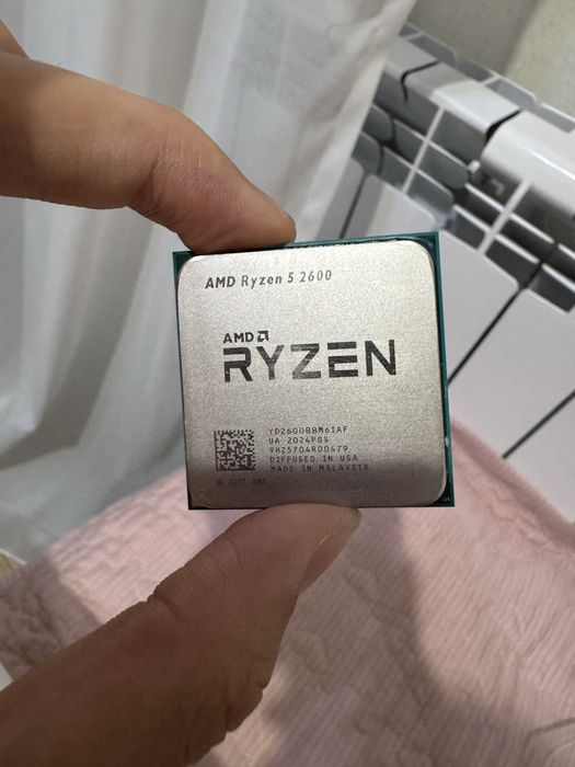Процессор Ryzen 5 2600, 6 ядер, 12 потоков