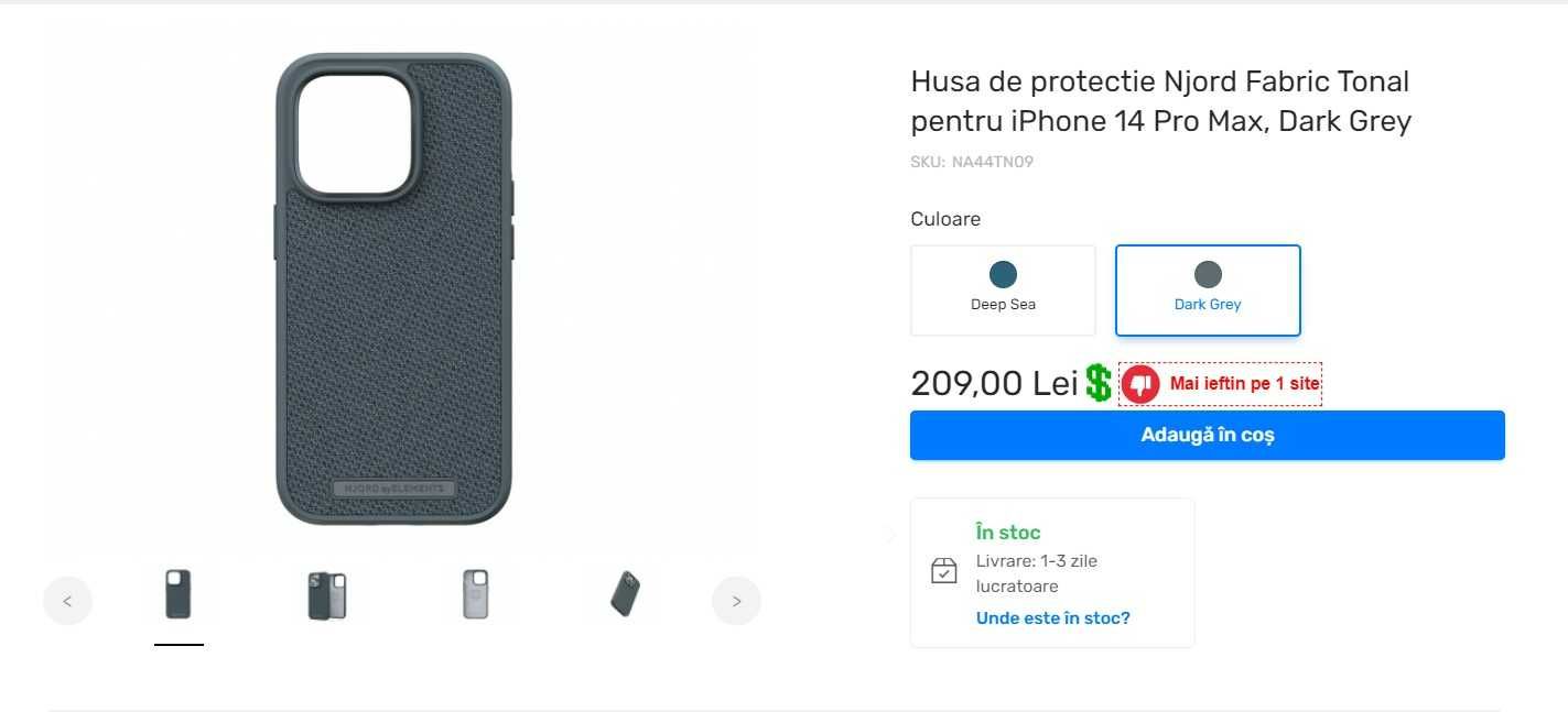 Husa iPhone 14 Pro Max Njord byElements