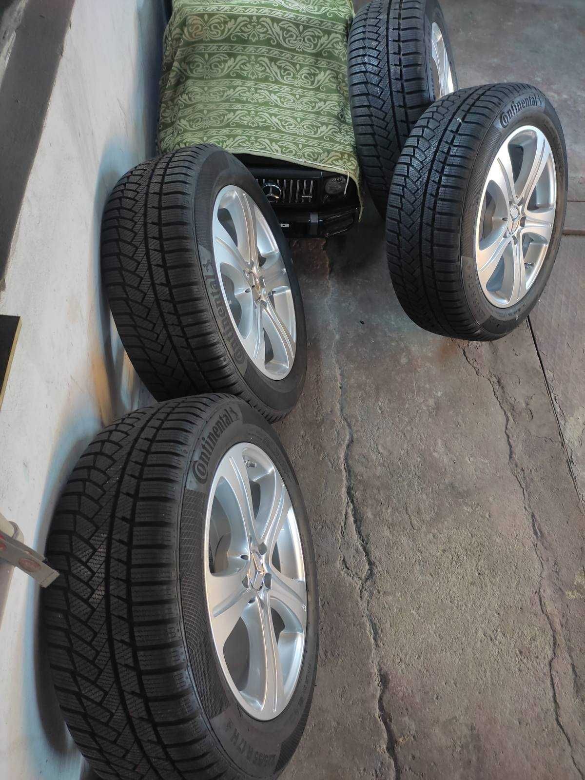 Продавам джанти с гуми за Мерцедес 17 цола -  5х112