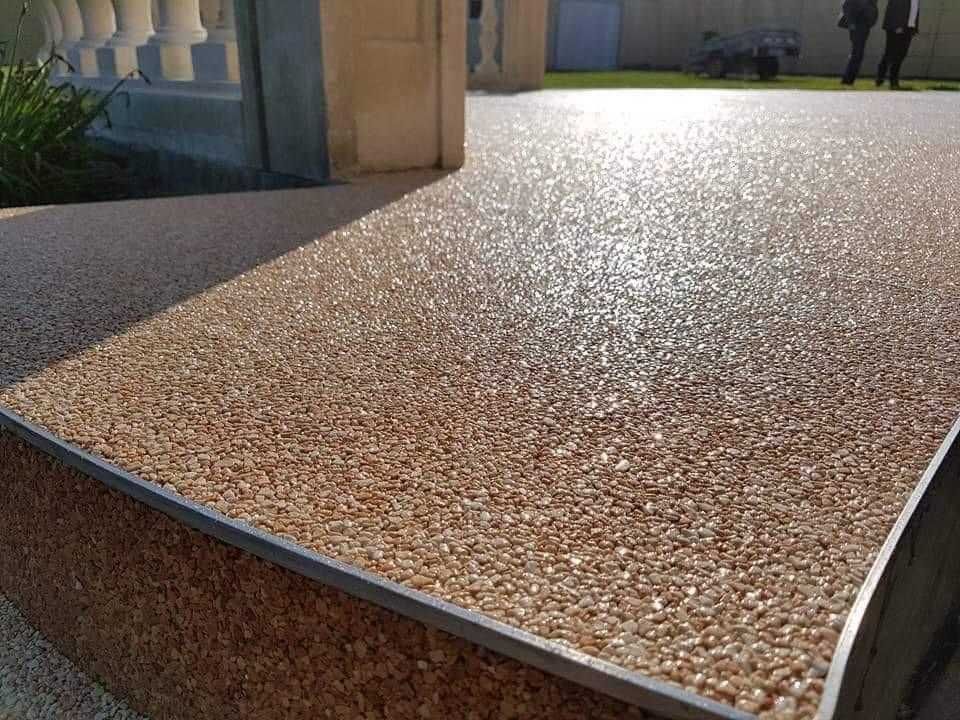 Aplicare Covoare din Piatra Naturala Epoxi Rasini Polioritanice