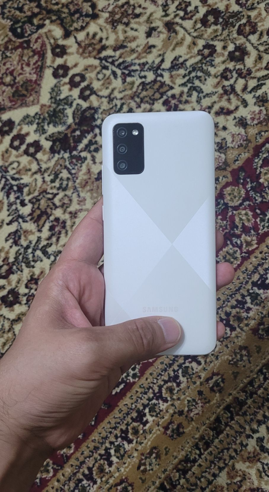 Samsung Galaxy A02S 32Gb Silver White Original Holati Yaxshi Otlichni