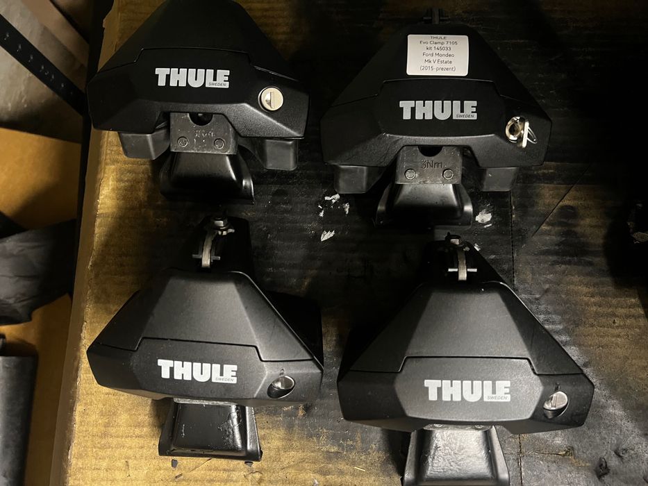4 perechi Thule Evo Clamp 7105 picioare de prindere