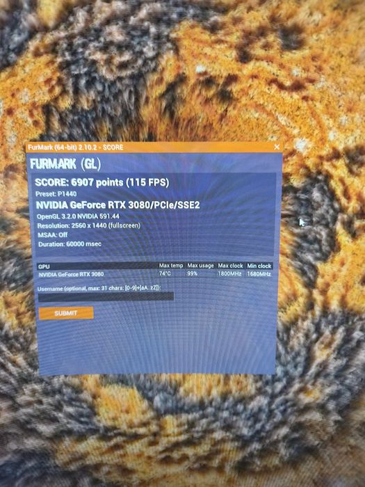 Vand  Geforce RTX 3080 Gigabyte Vision OC